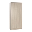 Armadio multiuso con due ante Olmo Chiaro 62x34x h147 cm