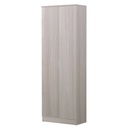 Armadio multiuso con due ante Olmo Chiaro 62x34x h182 cm