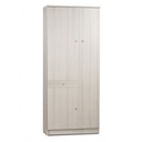 Armadio Multiuso Tre Ante Un Cassetto Eucalipto 77x34x H183 cm