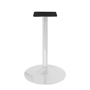 Base Tavolo in Acciaio Bianco Tondo - Dimensioni: 45x45x72 cm