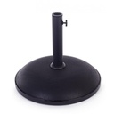 Base in cemento per ombrellone Barry da 30kg nero - Dimensioni: 50x10/42 cm