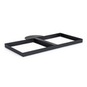 Base laterale per ombrellone Ines Orion antracite - Dimensioni: 112x70x5.7 cm
