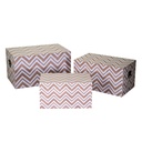 Baule ecopelle marroncino rettangolare 64x40h35