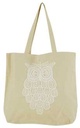 Borsa decoro gufo, dimensioni 43,5x9,5x62,5 cm