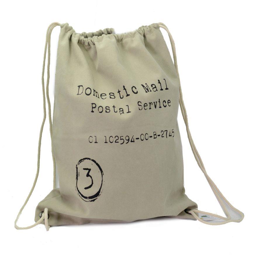 Borsa Sacco Tessuto Crema 43x54x6,5 cm