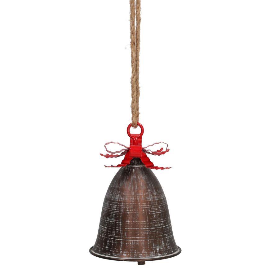 Campana Metallo Marrone 18x24 cm