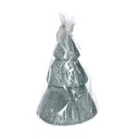 Candela albero verde cmø9h13,5 in paraffina