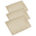 Set Canovaccio 3 Pezzi Amelie Beige 50x70 cm