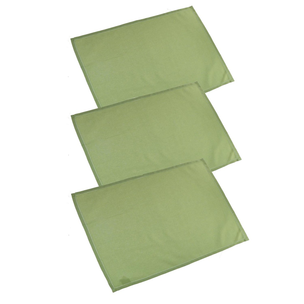 Set 3 Canovacci Juliette Verde 50x70 cm