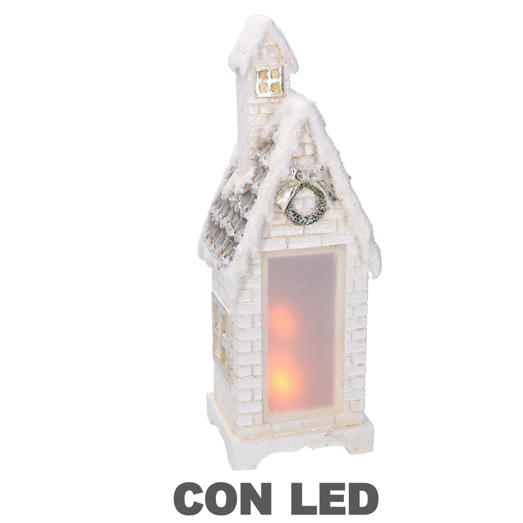 Casetta in Ceramica Crema 11,5x10x31 cm