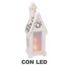 Casetta in Ceramica Crema 11,5x10x31 cm