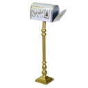 Cassetta Posta Metallo Oro 33x127 cm