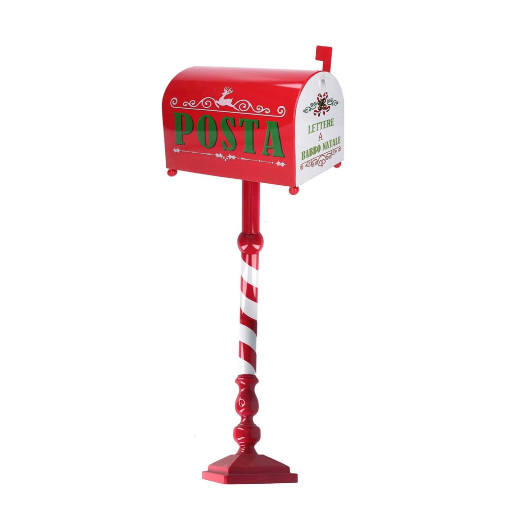 Cassetta Posta Metallo Rosso NBD-9065 cm33x20h100