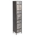 Cassettiera con 7 cassetti in stile industriale