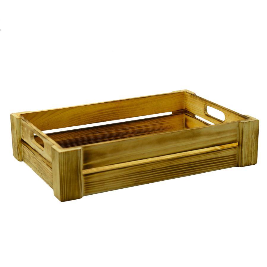 Cassetto legno rustico cm36x24h8