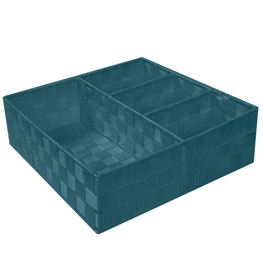 Cassetto Verde Acqua Quadrato 32x32x10 cm