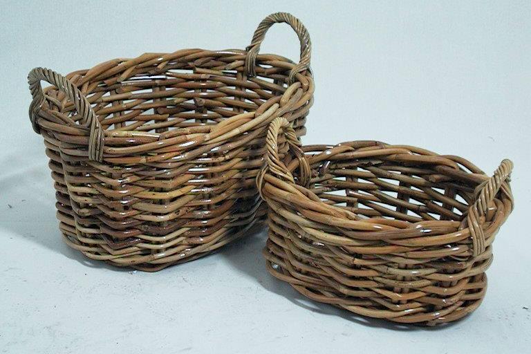 Cesta ovale Alaska Road 1-2, 62x44h34-42 cm