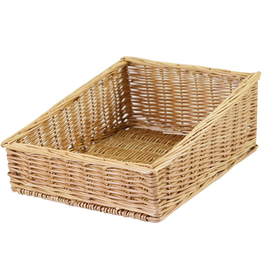 Cesta Espositore Rettangolare in Vimini 35x45 cm