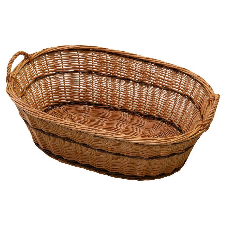 Cesta Pane Vimini Europeo Ovale 70x45x25 cm