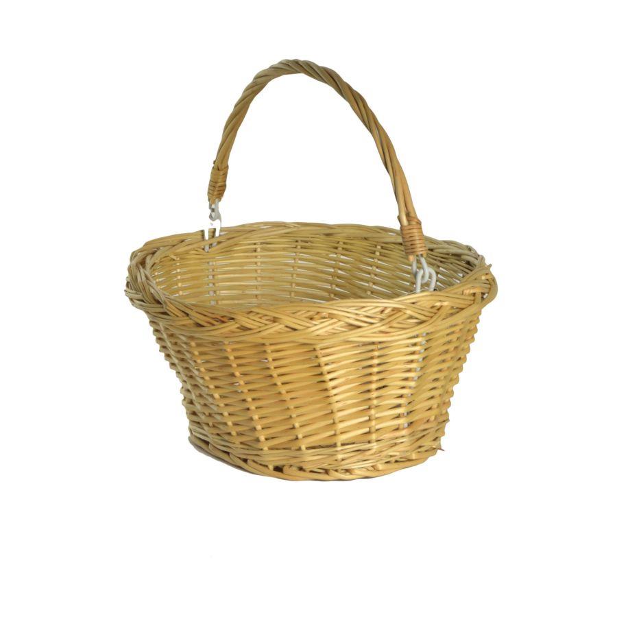 Cesta ovale in vimini Mafalda cm26x22h12