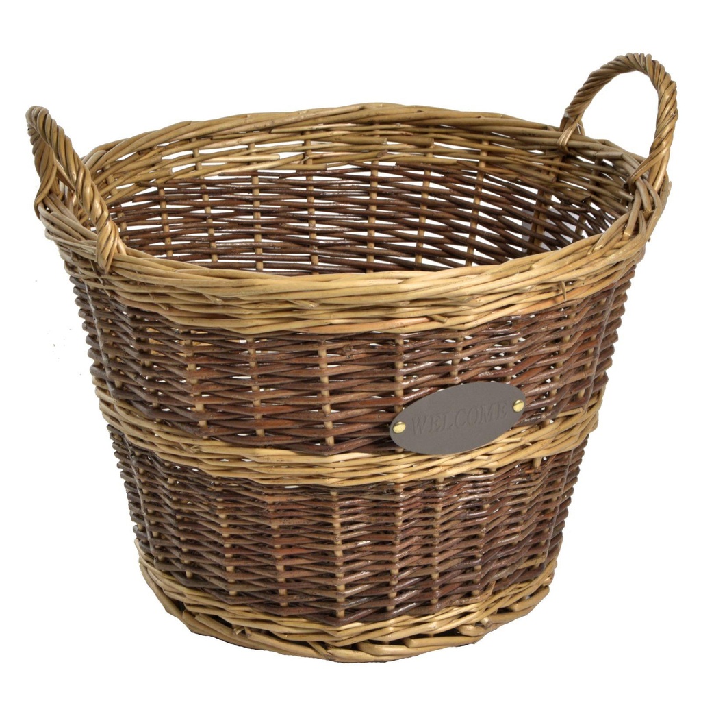 Cesta vimini mastello maxi 2 manici ø50x35 cm