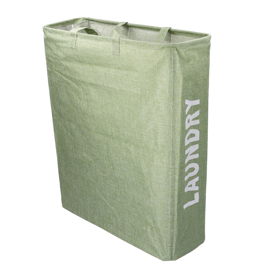 Cestone verde rettangolare pieghevole cm55x19h66