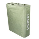 Cestone verde rettangolare pieghevole cm55x19h66