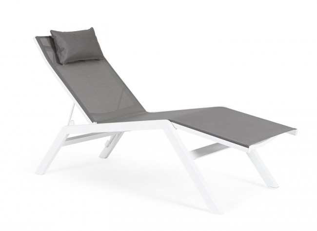 Chaise Longue C-P Krion Bianco 65,5x177x105 cm