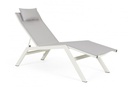 Chaise Longue C-P Krion Lunar - Seduta Moderna e Confortevole per Relax Esterno - Dimensioni: 65,5x177x105 cm