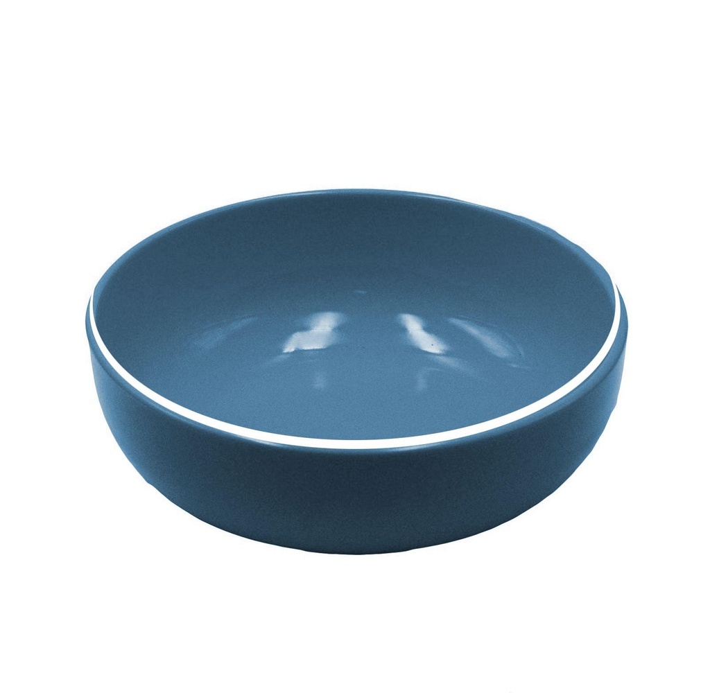 Ciotola blu crema Othello cmø20,7h7,1