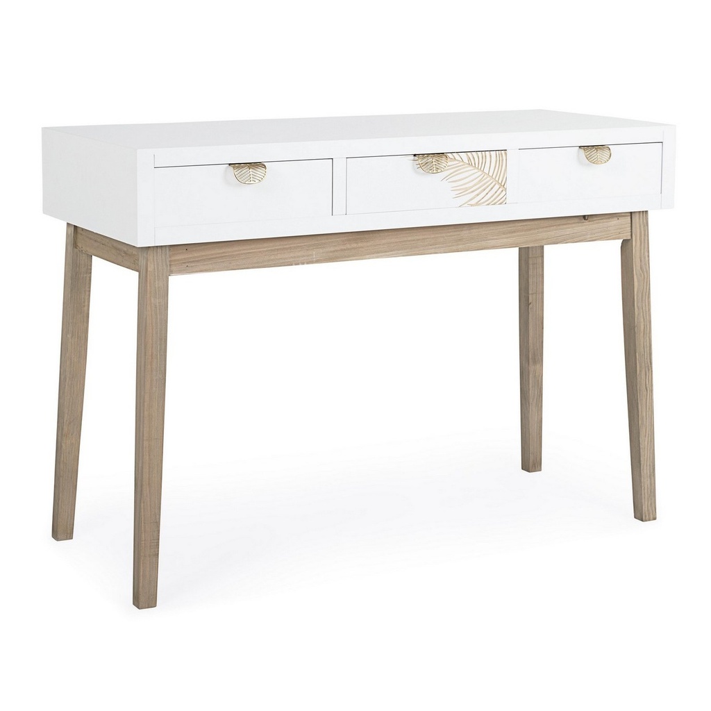 Consolle con 3 cassetti Folium 110x40x78h cm