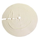 Copribase in tessuto maglia per albero crema ø112h0,5