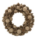 Coroncina con pigne champagne ø45h9
