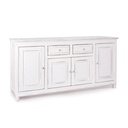 Credenza rustica con 4 ante e 2 cassetti - Dimensioni: 180x50x90 cm