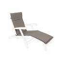 Cuscino Lettino Sfoderabile Cioccolato Poly - 50x176x3 cm