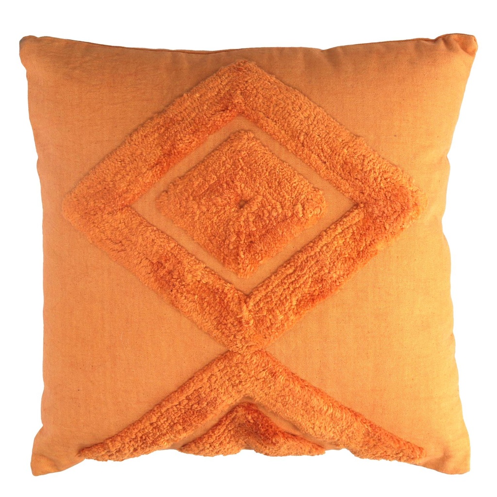 Cuscino Arancione in Tessuto 40x40x12 cm