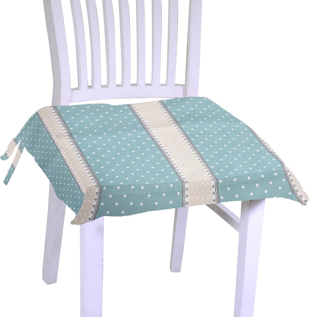 Cuscino romantico verde Verona quadro 40x40 cm