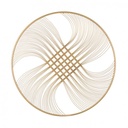 Decorazione Parete Zaira Oro Ø90x1.8h