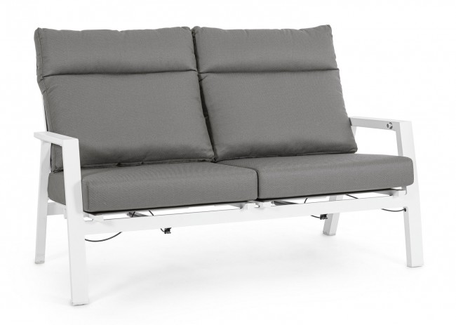 Divano 2P Recl C-C Kledi Bianco Jx11