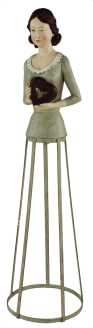 Statua Donna JW-9688 20,5 x 20,5 cm H 76