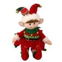Elfo di stoffa rosso cm15x8h41