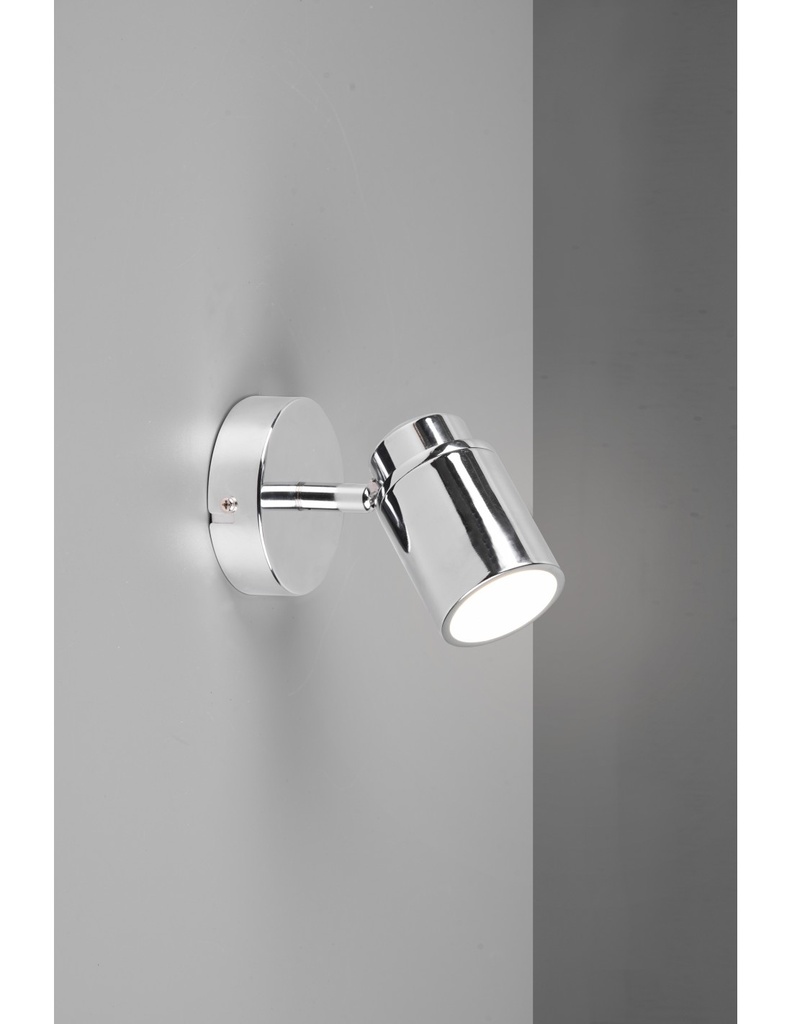 Faretto Spot Orientabile Metallo Cromo Angelo Trio Lighting