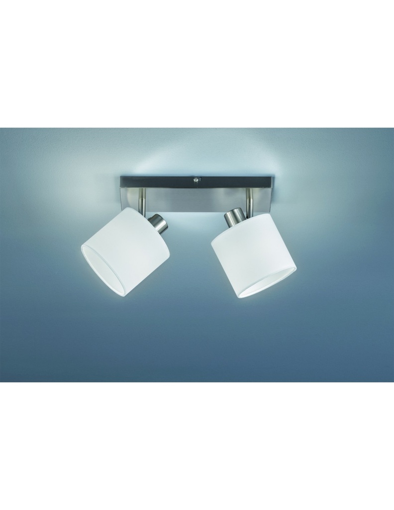 Faretto Tommy 2xE14 Spot Nichel L28 cm Trio Lighting