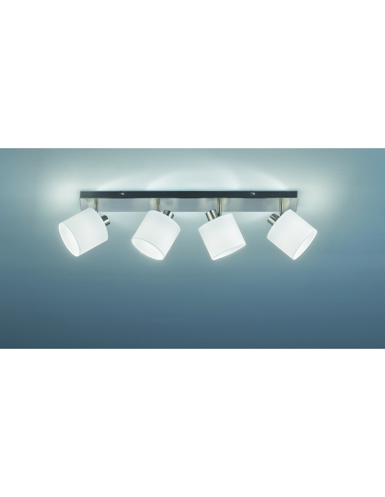 Faretto Tommy 4xE14 Spot Nichel L70 cm Trio Lighting