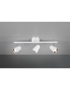 Faretto Toulouse Bianco 3 Spot Led L48 cm