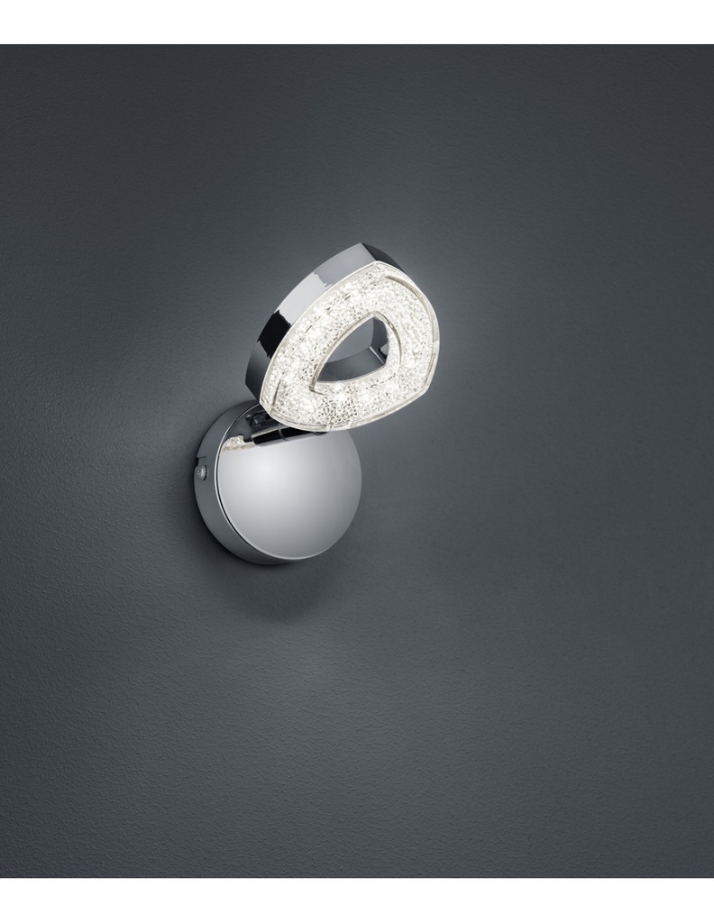 Faretto Tours Spot Led Cromo L8 cm Trio Lighting