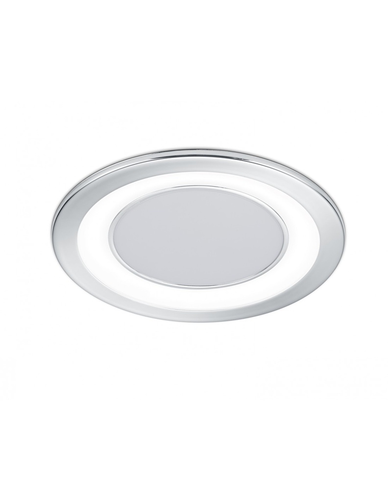 Faretto da Incasso Core Doppio Led 10w 3000k Ø14 cm Cromo Trio Lighting