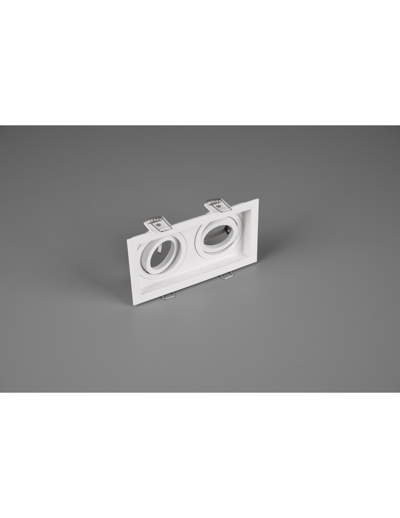 Faretto da Incasso Rettangolare Kenai 2xGU10 Bianco L17 cm Trio Lighting
