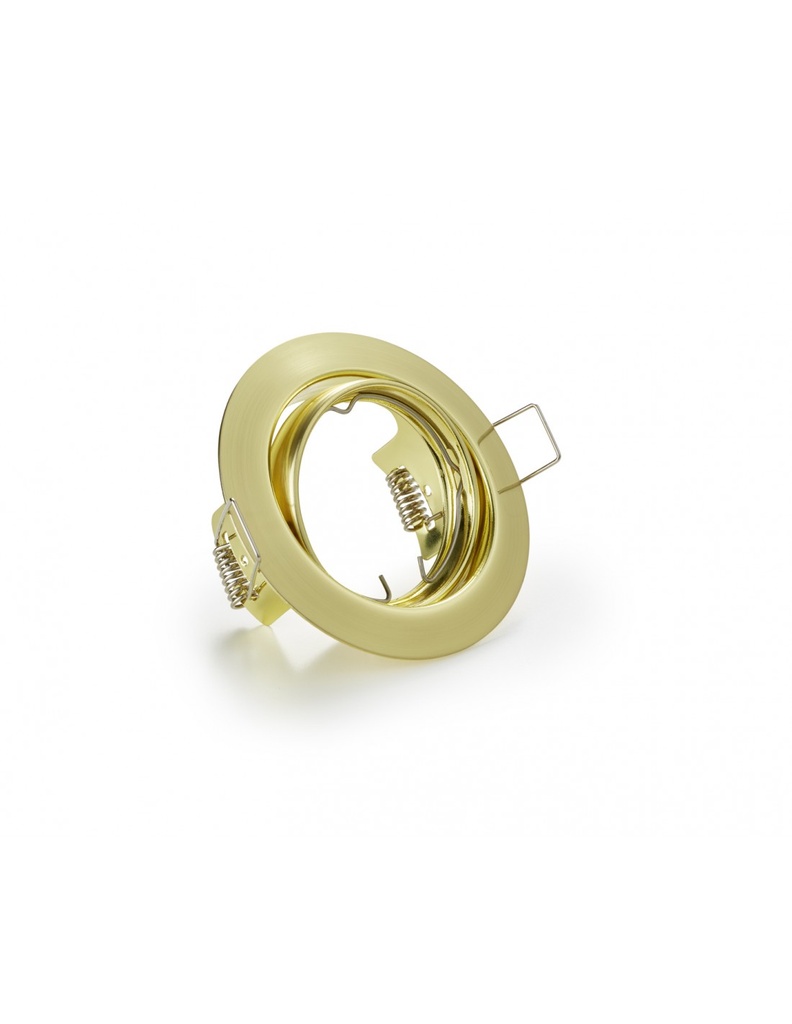 Faretto da Incasso Rotondo Jura 1xGU10 Ottone Ø8 cm Trio Lighting