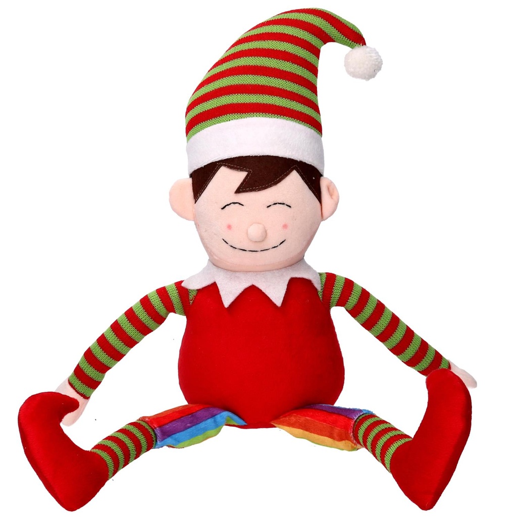 Fermaporta elfo seduto in poliestere cm28x14h32